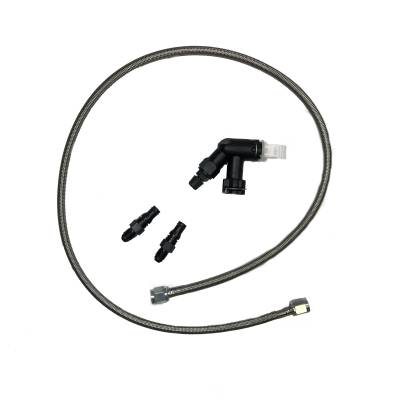 McLeod - McLeod 139252 Stainless Braided Line Double -4 AN Female 36" w/Bleeder