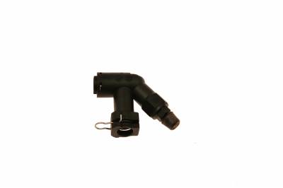 McLeod - McLeod 139250 Elbow Connector w/Bleeder Screw for Wire Clip Male Plug Fittings