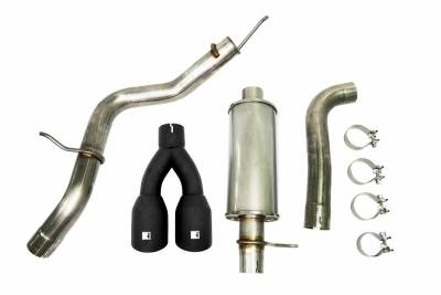 Roush Performance - Roush Performance 422179-BLK Cat-Back Exhaust System for 19-23 Ranger 2.3L