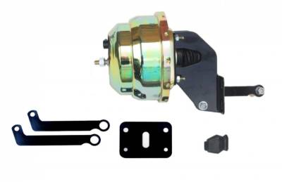Leed Brakes - Leed Brakes A8 8" Dual Power Brake Booster w/Bracket Zinc
