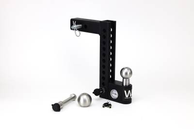 Weigh Safe - Weigh Safe AWS10-2-KA Aero Hitch 10" Drop 2" Shank w/Hitch Pin Lock