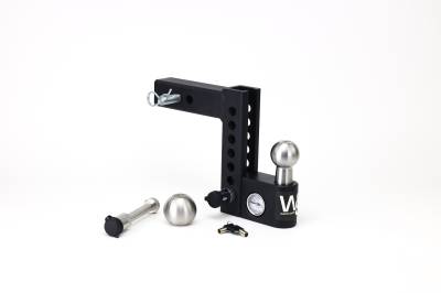 Weigh Safe - Weigh Safe AWS6-2-KA Aero Hitch 6" Drop 2" Shank w/Hitch Pin Lock