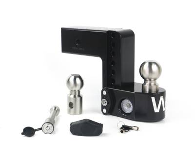 Weigh Safe - Weigh Safe WS6-3-KA-CER-BLA Black Hitch 6" Drop for 3" Shank w/Hitch Pin Lock