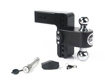 Weigh Safe - Weigh Safe CTB6-2.5-KA-CER-BLA 180 Hitch 6" Drop 2.5" Shank w/Hitch Pin Lock
