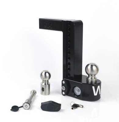 Weigh Safe - Weigh Safe WS10-2-KA-CER-BLA Black 10" Drop for 2" Shank w/Hitch Pin Lock