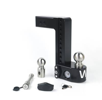 Weigh Safe - Weigh Safe WS10-2.5-KA-CER-BLA Black 10" Drop for 2.5" Shank w/Hitch Pin Lock