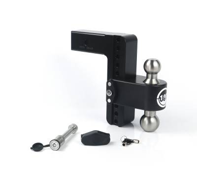 Weigh Safe - Weigh Safe LTB8-2.5-KA-CER-BLA 180 Hitch 8" Drop 2.5" Shank w/Hitch Pin Lock