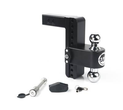 Weigh Safe - Weigh Safe CTB8-2-KA-CER-BLA 180 Hitch 8" Drop 2" Shank w/Hitch Pin Lock