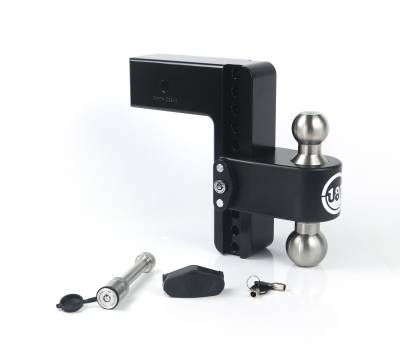 Weigh Safe - Weigh Safe LTB8-3-KA-CER-BLA 180 Hitch 8" Drop 3" Shank w/Hitch Pin Lock