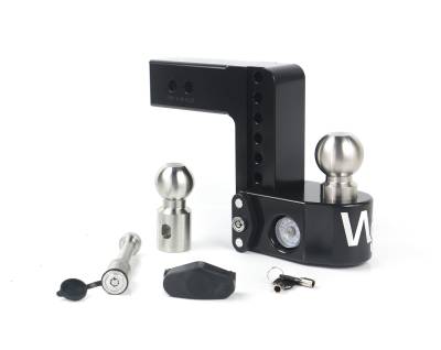 Weigh Safe - Weigh Safe WS6-2.5-KA-CER-BLA Black 6" Drop for 2.5" Shank w/Hitch Pin Lock