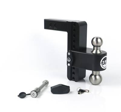 Weigh Safe - Weigh Safe LTB8-2-KA-CER-BLA 180 Hitch 8" Drop 2" Shank w/Hitch Pin Lock