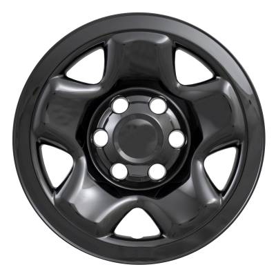 Coast To Coast - Coast To Coast IMP68BLKN 16" Gloss Black 4PC 5-Spoke Wheel Covers Hubcaps