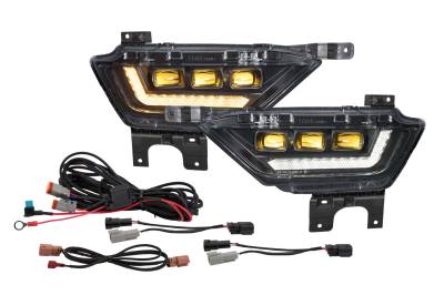 Diode Dynamics - Diode Dynamics DD5170 Elite Fog Lamps Yellow for 21-26 Ford F150