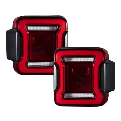 Form Lighting - Form Lighting FL0013 Red LED Sequential Taillights for 18-25 Jeep Wrangler JL