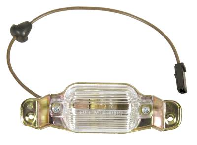 Auto Metal Direct - Auto Metal Direct W-773 License Plate Lamp Assembly for 66-72 Chevy/Pontiac