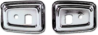 Auto Metal Direct - Auto Metal Direct W-634 LH/RH Door Grab Handle Bezels for 68-69 Camaro/Firebird