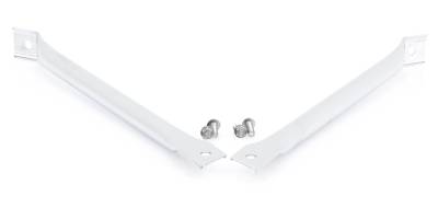 Auto Metal Direct - Auto Metal Direct W-653 FR Fender Support Bars Chrome for 67-69 Camaro Firebird