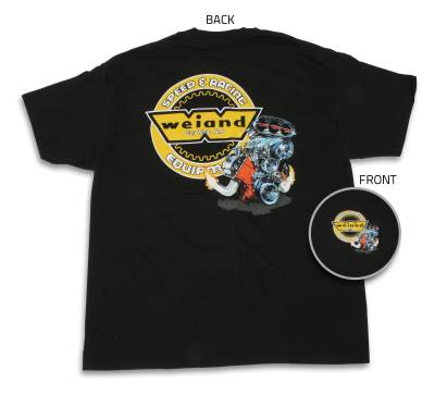 Weiand - Weiand 10003-MDWND Hemi T-Shirt Medium Black