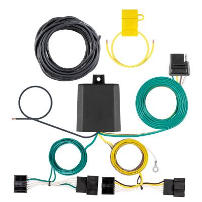 CURT - CURT 56534 Custom Wiring Harness 4-Way Flat Output 15-18 BMW X5
