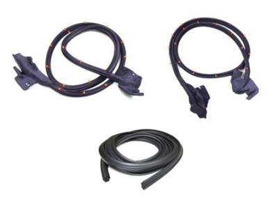 Fairchild Industries - Fairchild Industries KG4086 Door Seal Trunk Seal Kit Driver/Passenger Side