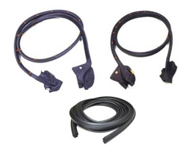 Fairchild Industries - Fairchild Industries KG4087 Door Seal Trunk Seal Kit Driver & Passenger Side