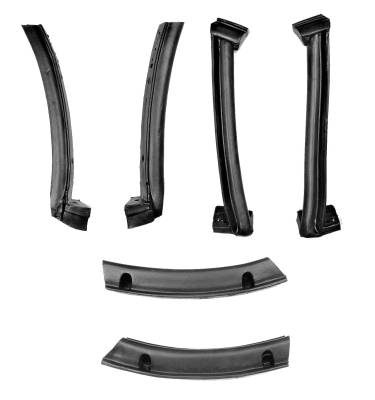 Fairchild Industries - Fairchild Industries KG4194 Front/Rear Upper Left & Right Top Weatherstrip Kit