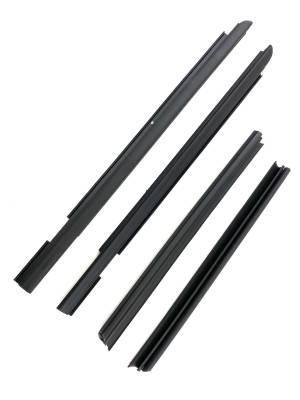 Fairchild Industries - Fairchild KD2072 Rear Driver/Passenger Inner & Outer Door Belt Weatherstrip Kit