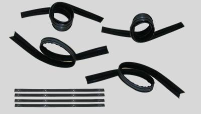 Fairchild Industries - Fairchild Industries KD1003A Front Upper Belt Weatherstrip Window Channel Kit