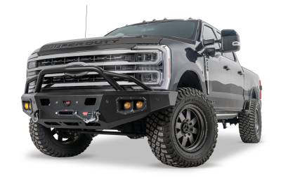 Warn - Warn 110631 Ascent HD Front Bumper w/PreRunner Grille Guard for 23+ Ford SD