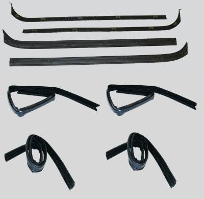 Fairchild Industries - Fairchild Industries KF1004A Weatherstrip Kit Inner & Outer Driver/Pass Side