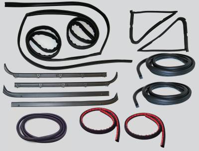 Fairchild Industries - Fairchild Industries KF1006-13 Weatherstrip Kit Inner & Outer Driv/Pass