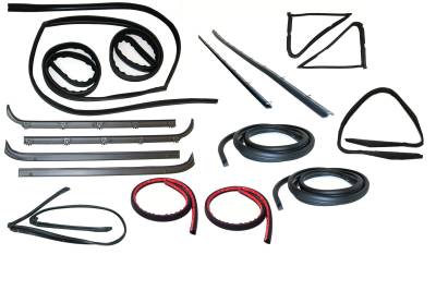 Fairchild Industries - Fairchild Industries KF1006-16 Weatherstrip Kit Inner & Outer Driv/Pass