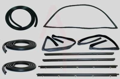 Fairchild Industries - Fairchild Industries KG1001-10 Weatherstrip Kit Inner & Outer Driv/Pass