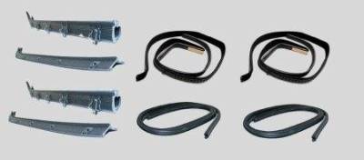 Fairchild Industries - Fairchild Industries KG1008A-8 Weatherstrip Kit Front Inner & Outer Driv/Pass