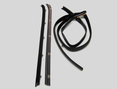 Fairchild Industries - Fairchild Industries KG1009B Weatherstrip Kit Inner & Outer Driver Side