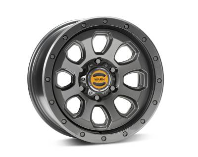 Warn - Warn 104486 Moonsault 17x8.5 6x5.5 0mm Gray Matte