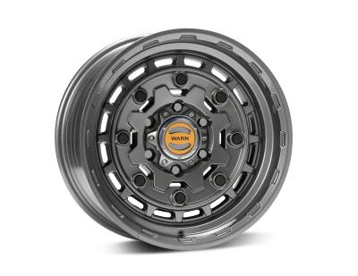 Warn - Warn Jackhammer 17x8.5 6x5.5 0mm Gray Matte 104490