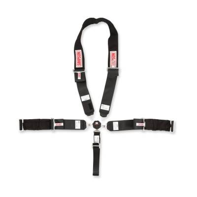 Simpson Safety - Simpson Safety 29116KT Drag Race 5-Point Wrap-Around Harness Black