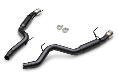 Flowmaster - Flowmaster 818163 3" SS Outlaw Axle-Back Exhaust 24-26 Mustang 2.3/5.0L Ecoboost