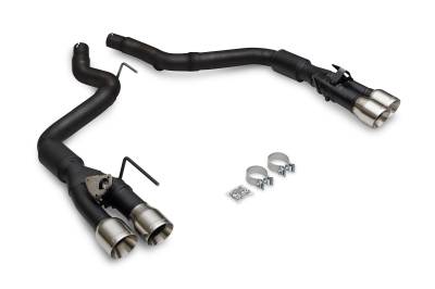 Flowmaster - Flowmaster 818164 3" SS Outlaw Axle-Back Exhaust 24-26 Mustang 2.3/5.0L V8