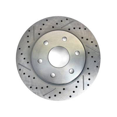 Baer Brake Systems - BAER Brakes 6920228 Rotor Replacement Rear 14" 1.180" Thick Slot Drill Passenger