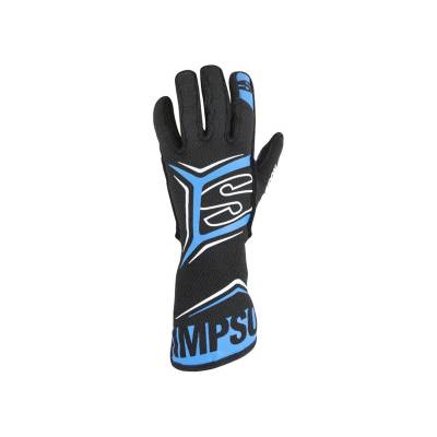 Simpson Safety - Simpson Safety MGMB Magnata Racing Gloves Medium Blue SFI 3.3/5 FIA 8856-2018
