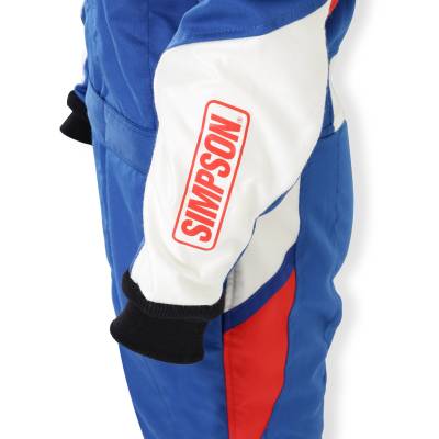 Simpson Safety - Simpson Safety AS04121 Airspeed Suit Small Blue/Red/White