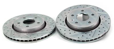 Baer Brake Systems - BAER Brakes 53026-020 Front Disc Brake Rotor Set for Jeep