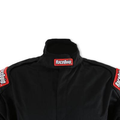 Racequip - RaceQuip 130905RQP One Piece Single Layer Fire Racing Suit Black Large