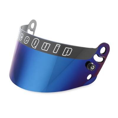 Racequip - RaceQuip 204007RQP Helmet Face Shield Blue Iridium Pro20 for Pro Model