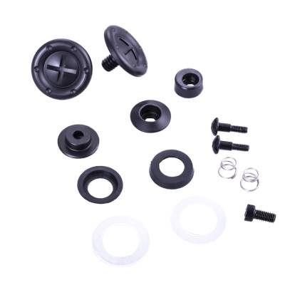 Racequip - RaceQuip 205991RQP Pivot Kit for Face Shield for Pro & Vesta Helmets Black