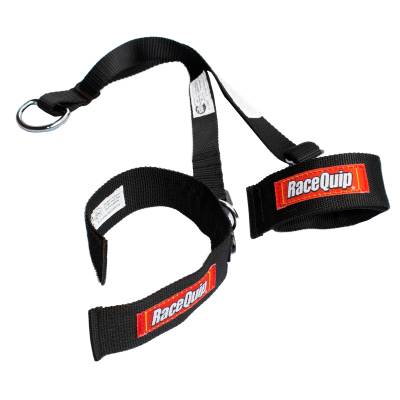 Racequip - Racequip 394004RQP Hook & Loop Adjustable 2" Cuff Black Adult 10 To 15" Forearm