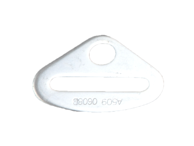 Racequip - Racequip 700005RQP Delta Style Short Seat Belt End Zinc Plated 2"