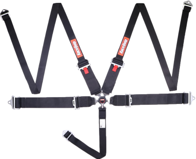 Racequip - RaceQuip 745005RQP Camlock 5PT HANS Harness Black 3" Lap 3-2" Shoulder 2" Sub